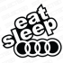 Najlepsze naklejki z kategorii EAT SLEEP!
